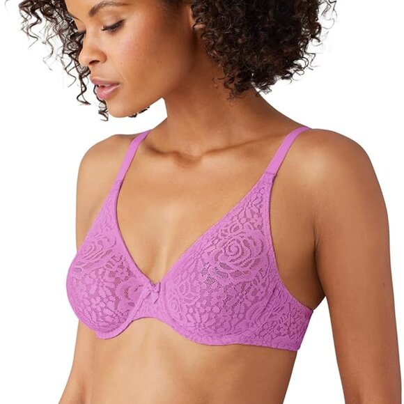 Wacoal Women's Halo Lace Underwire Bra - Picture 2 of 3